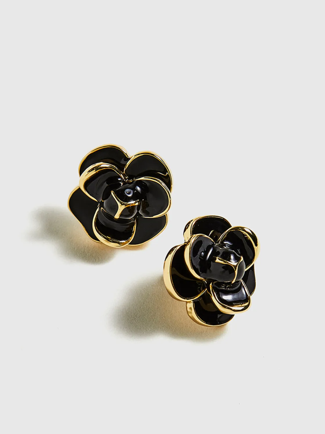 COMMENSE Vintage Camellia Flower Stud Earrings* Earrings|Accessories