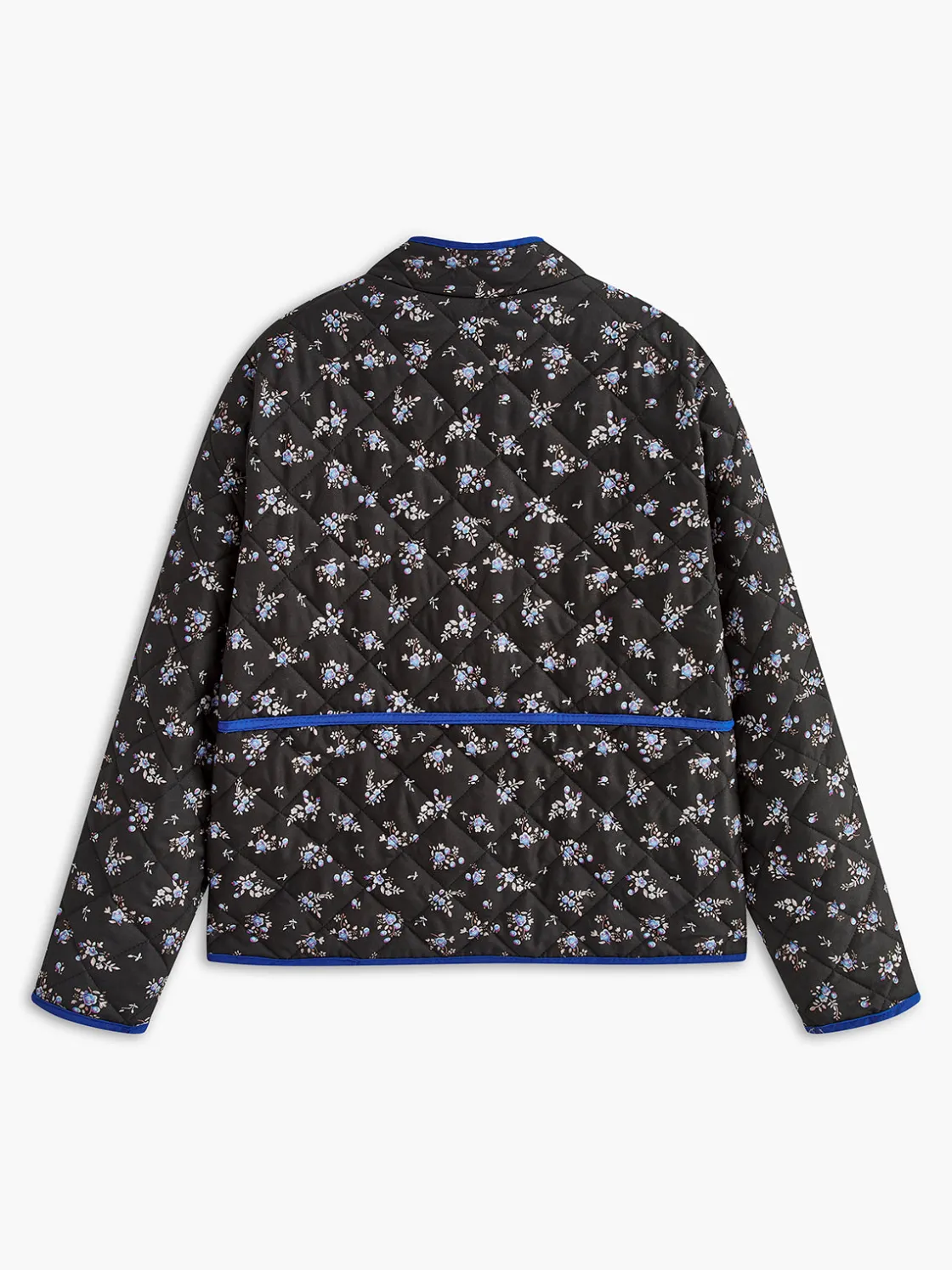 COMMENSE Vintage Contrast Trim Winter Coat* Outerwear|Tops