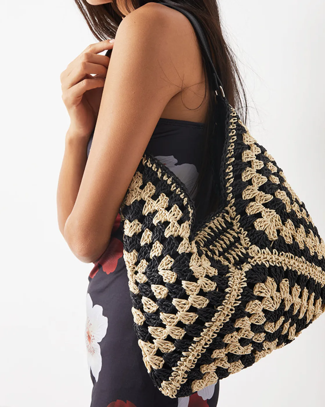COMMENSE Vintage Crochet Macrame Shoulder Bag* Bags|Accessories