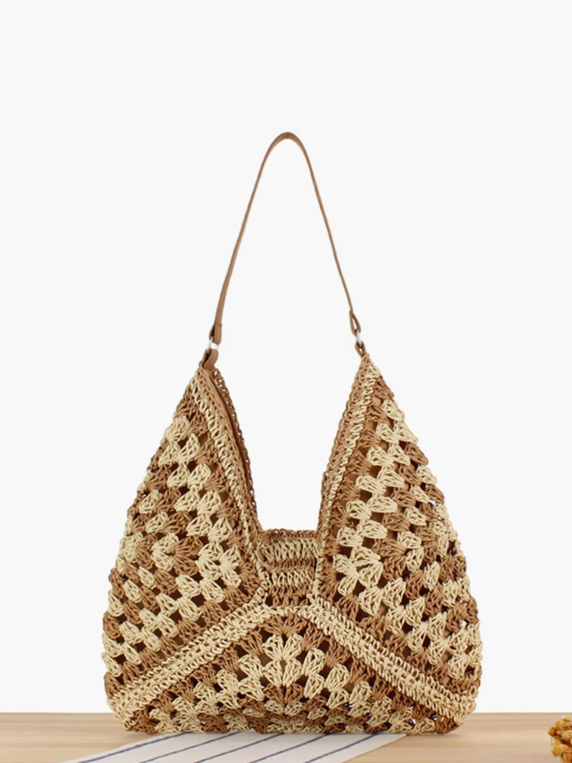 COMMENSE Vintage Crochet Macrame Shoulder Bag* Bags|Accessories