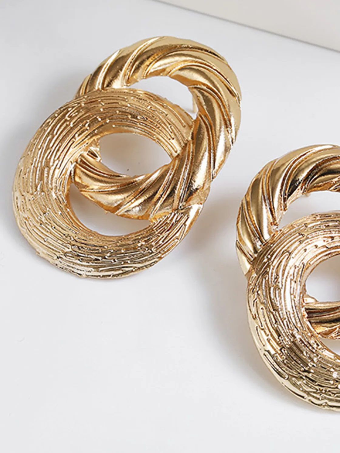 COMMENSE Vintage Cross Circular Drop Earrings* Earrings|Accessories