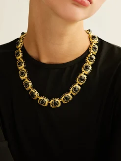 COMMENSE Vintage Enamel Necklace* Necklaces|Accessories
