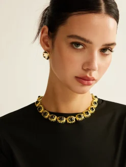 COMMENSE Vintage Enamel Necklace* Necklaces|Accessories