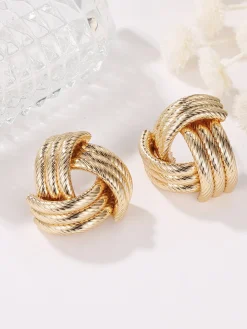 COMMENSE Vintage knotted Earnings* Earrings|Accessories