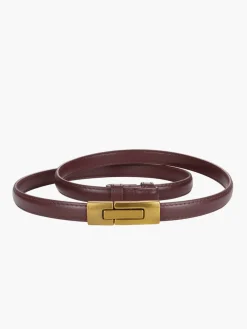 COMMENSE Vintage Magnet Closure Slim Belt* Belts & Chain|Accessories