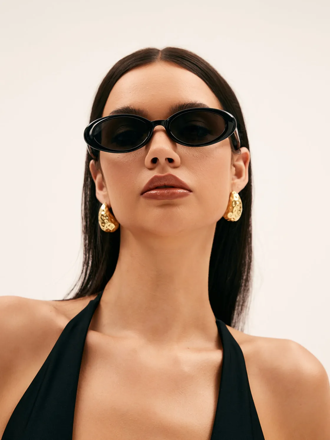 COMMENSE Vintage Oval Round Sunglasses* Sunglasses|Accessories