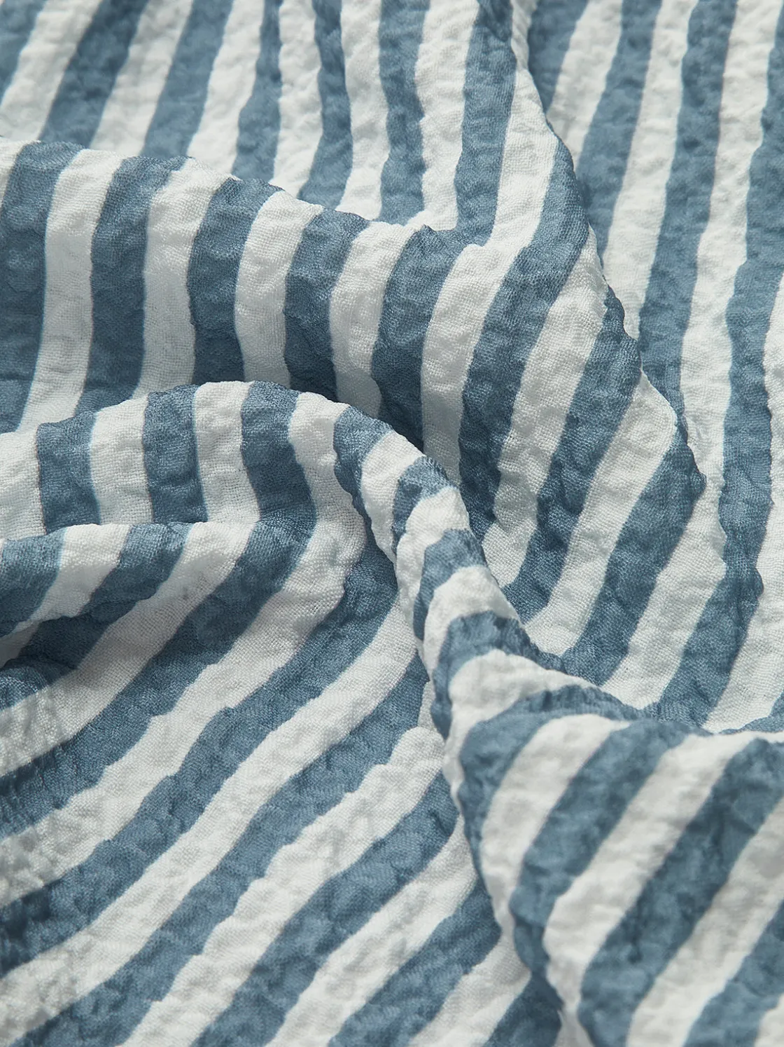 COMMENSE Vintage Pinstripe Button Shorts* Shorts|Bottoms