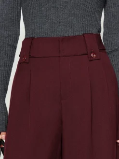 COMMENSE Vintage Pleated Wide-Leg Pants* Pants|Bottoms