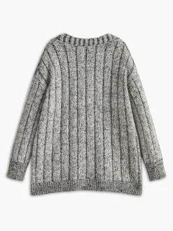 COMMENSE Vintage Pockets Loose Knit Outerwear* Sweater Tops|Outerwear