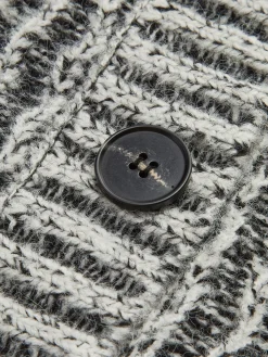 COMMENSE Vintage Pockets Loose Knit Outerwear* Sweater Tops|Outerwear