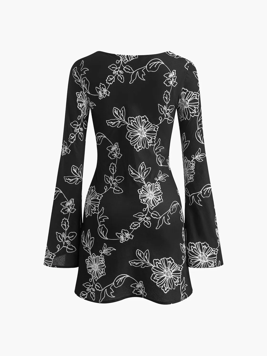 COMMENSE Vintage Pure Cotton Jacquard Dress* Black Dresses|Casual Dresses