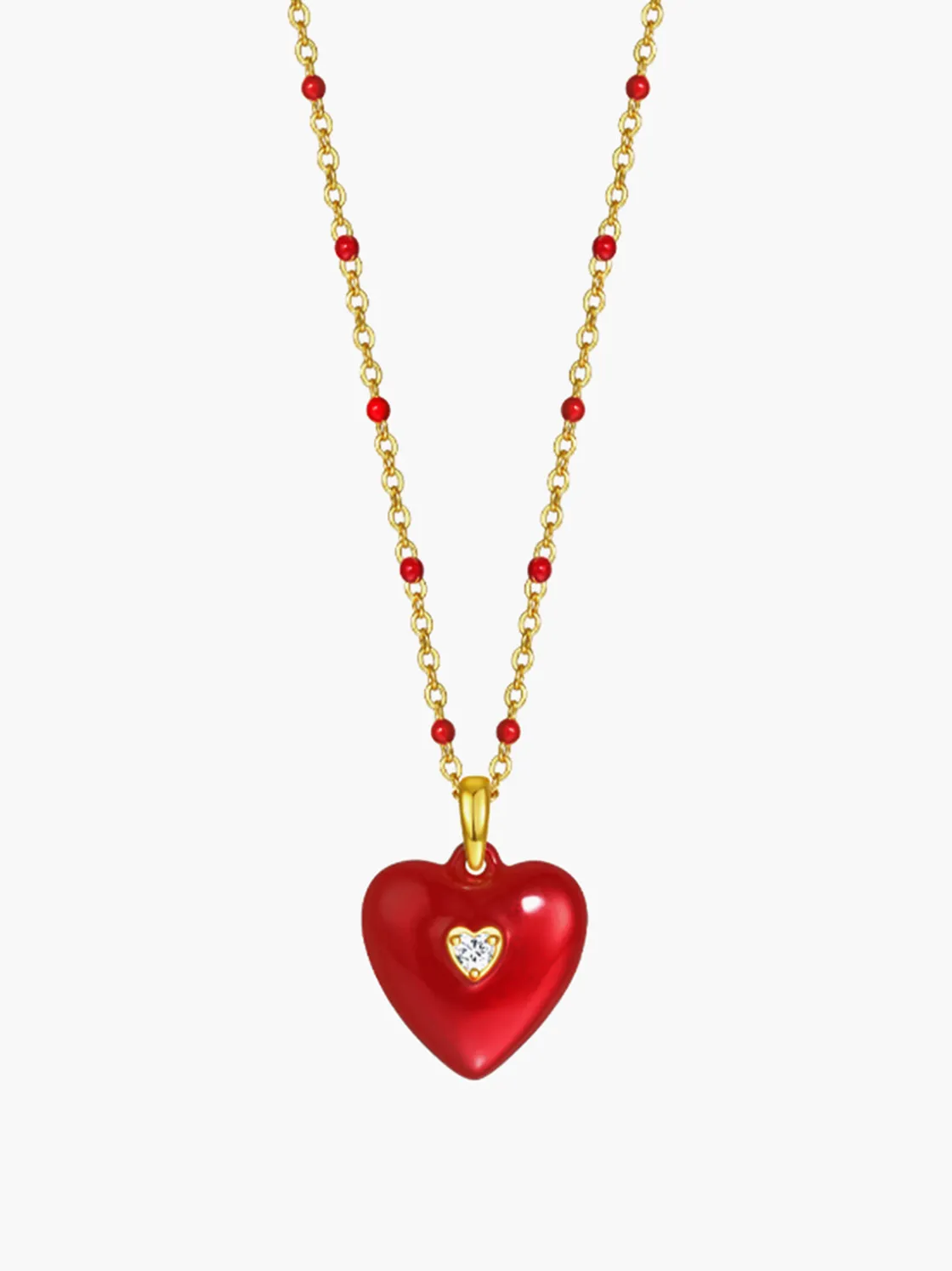 COMMENSE Vintage Heart Necklace* Necklaces|Accessories
