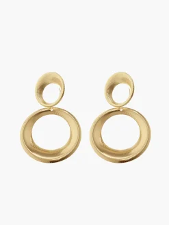 COMMENSE Vintage Round  Bold Pendant Earrings* Earrings|Accessories