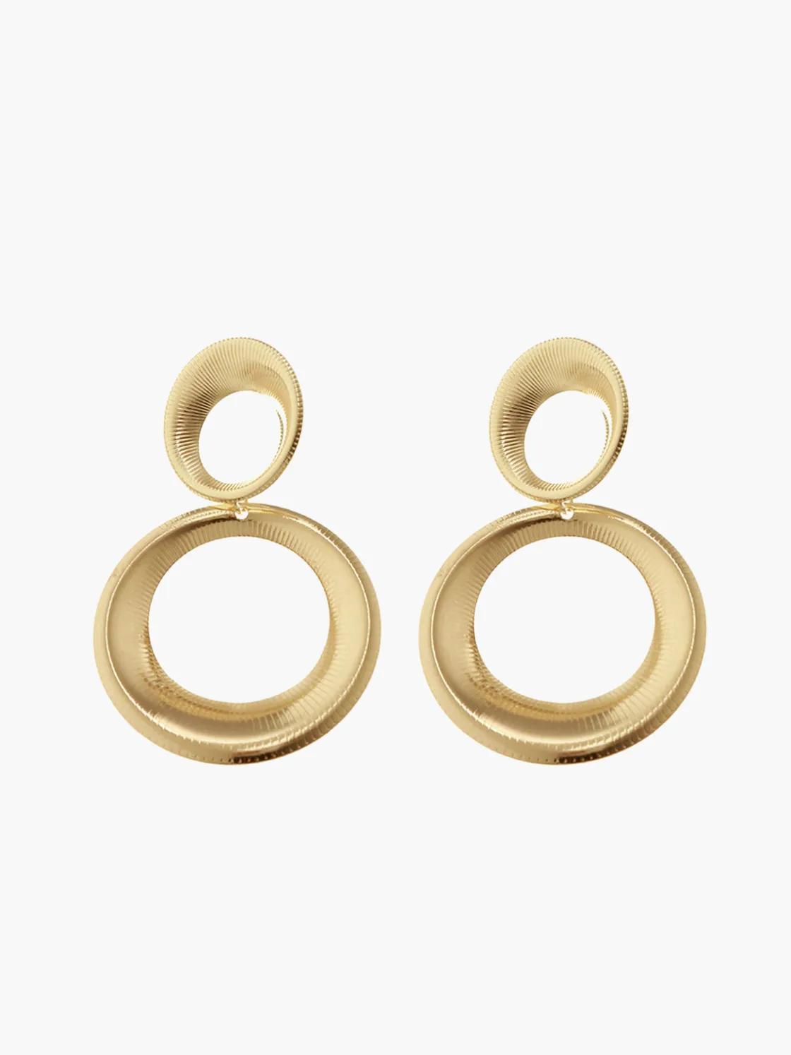COMMENSE Vintage Round  Bold Pendant Earrings* Earrings|Accessories