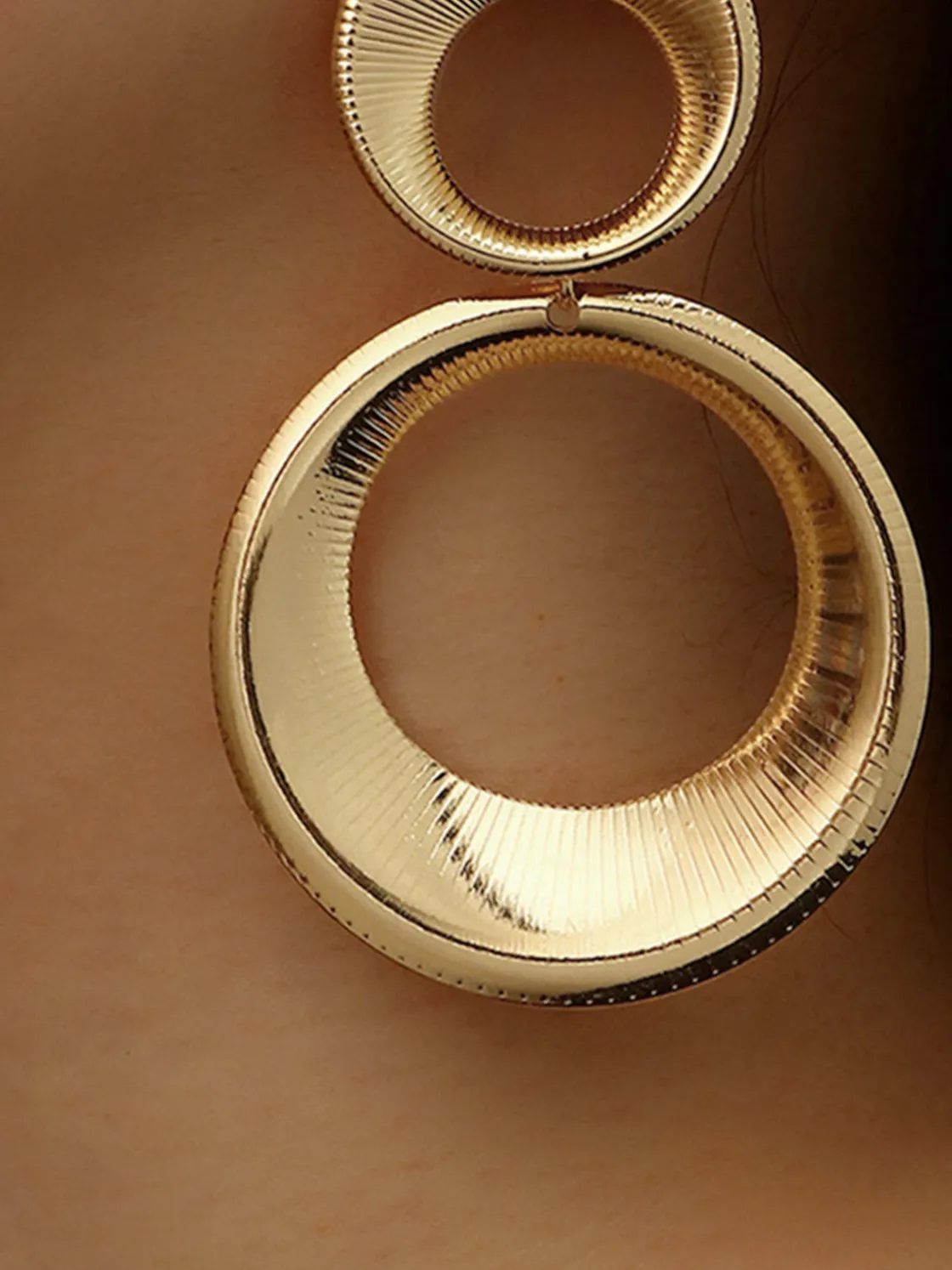 COMMENSE Vintage Round  Bold Pendant Earrings* Earrings|Accessories