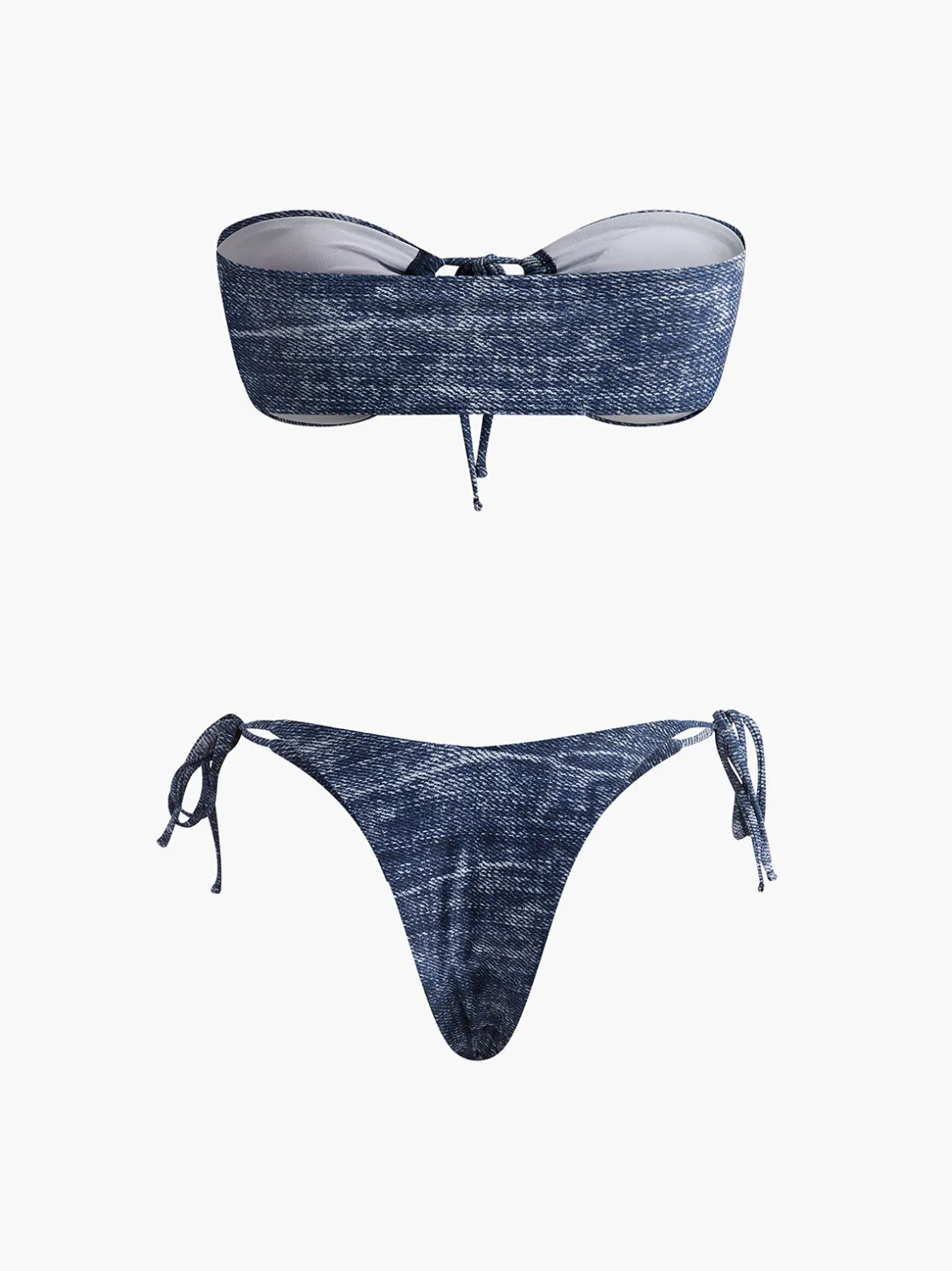 COMMENSE Vintage Strapless Bikini Set* Swimwear|Tops