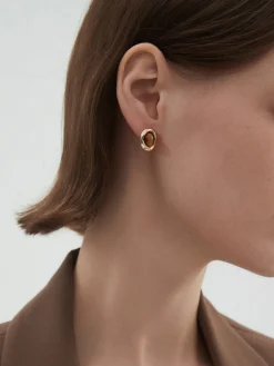 COMMENSE Vintage Tiger Eye Earrings* Earrings|Accessories