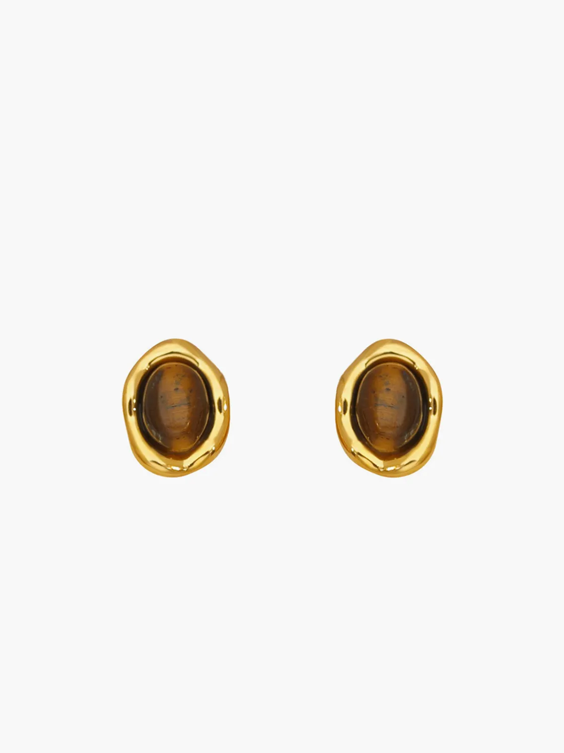 COMMENSE Vintage Tiger Eye Earrings* Earrings|Accessories