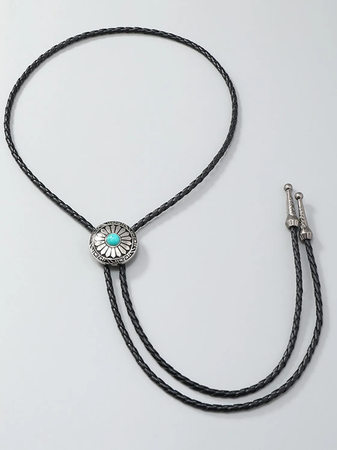 COMMENSE Vintage Turquoise Sunflower Pendant Necklace* Necklaces|Accessories