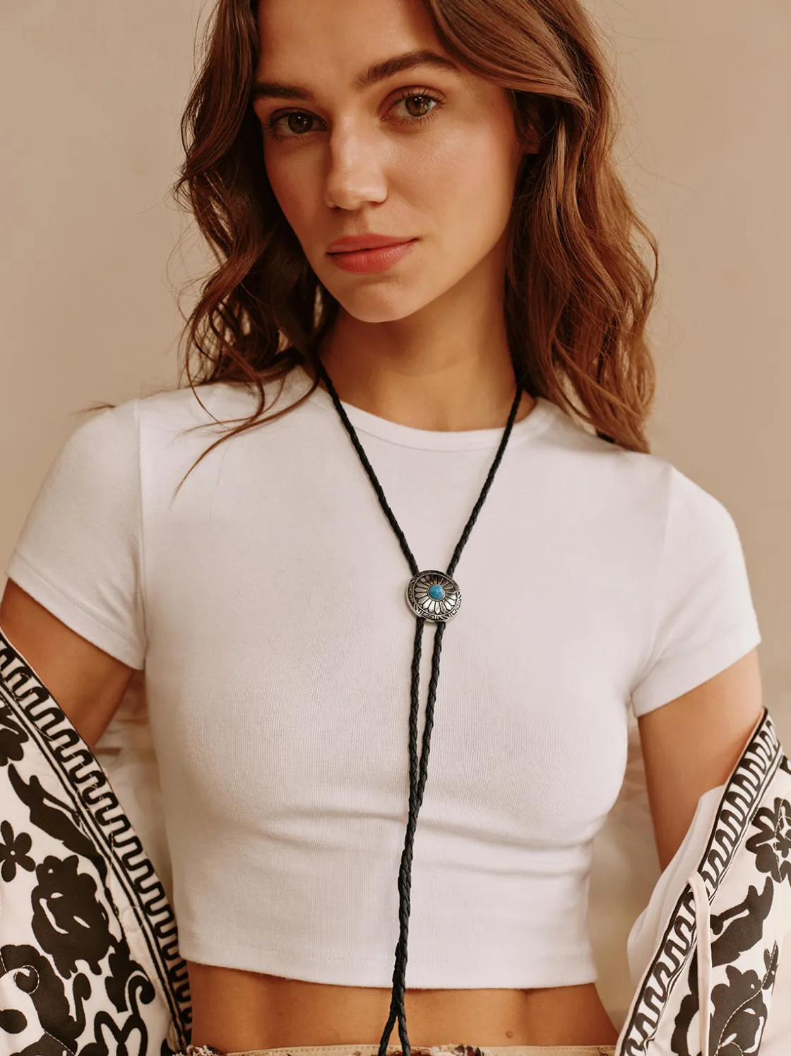 COMMENSE Vintage Turquoise Sunflower Pendant Necklace* Necklaces|Accessories