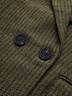 COMMENSE Vintage Tweed Plaid Blazer* Outerwear|Blazers