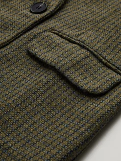 COMMENSE Vintage Tweed Plaid Blazer* Outerwear|Blazers
