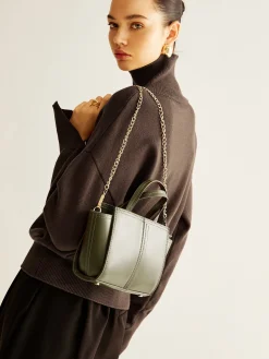 COMMENSE Vintage Two Way Zipper Handbag* Bags|Accessories