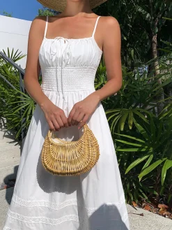 COMMENSE Vintage Wicker Basket Bag* Bags|Accessories
