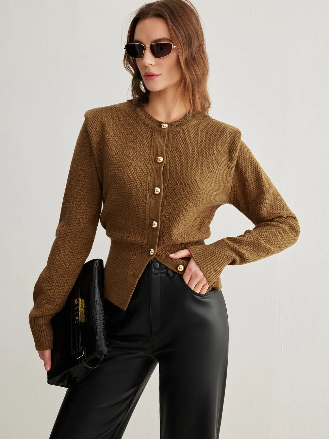 COMMENSE Vintage Wool-Blend Button Down Cardigan* Cardigans|Sweaters & Cardigans