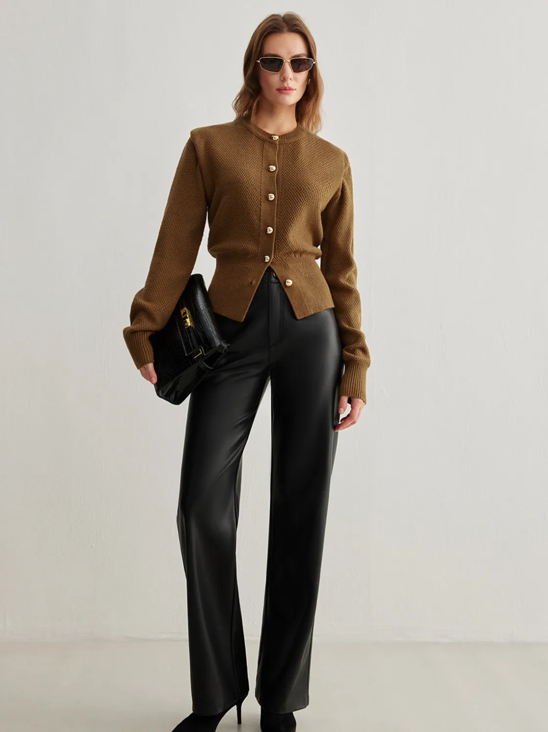 COMMENSE Vintage Wool-Blend Button Down Cardigan* Cardigans|Sweaters & Cardigans