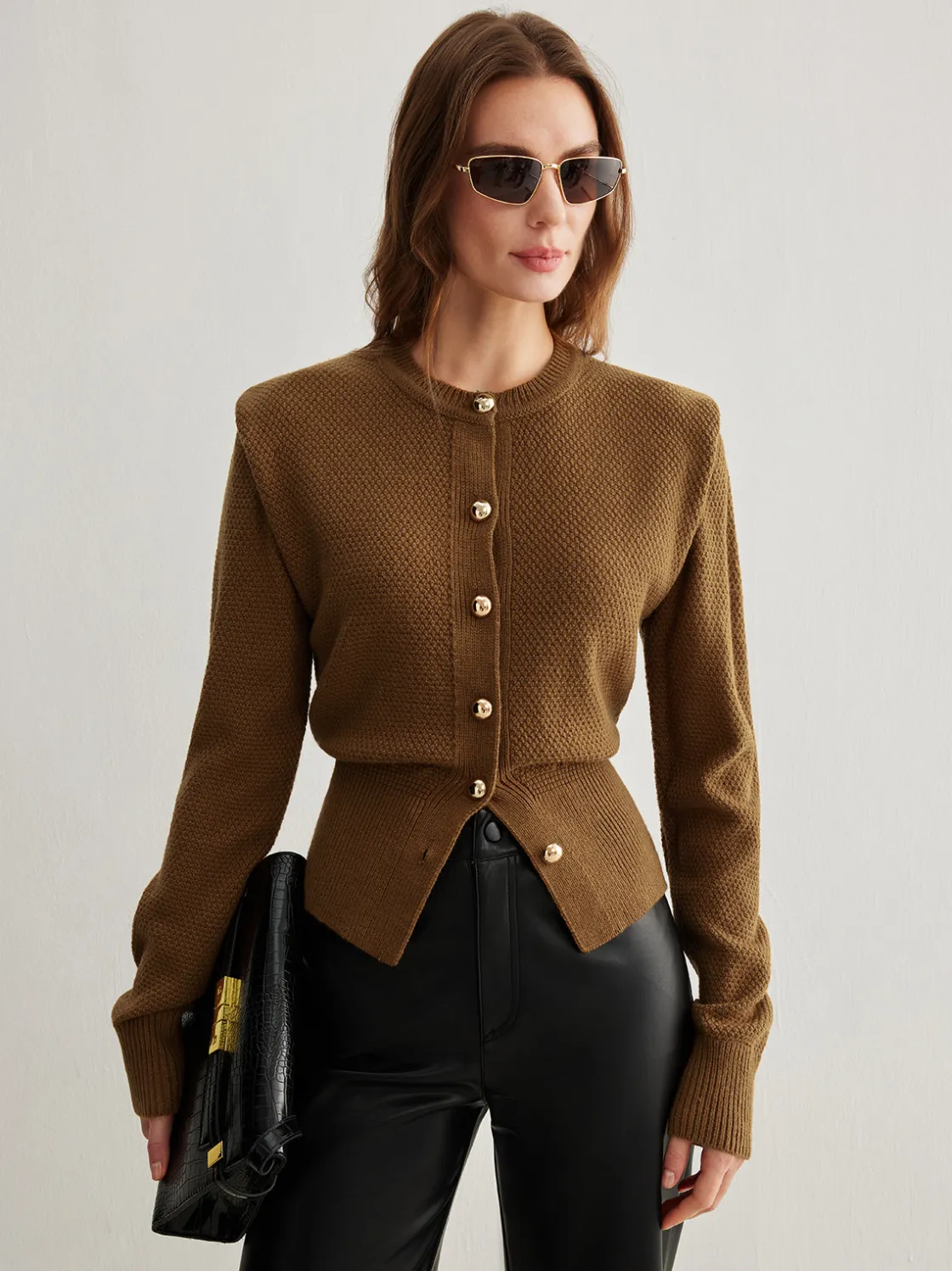 COMMENSE Vintage Wool-Blend Button Down Cardigan* Cardigans|Sweaters & Cardigans