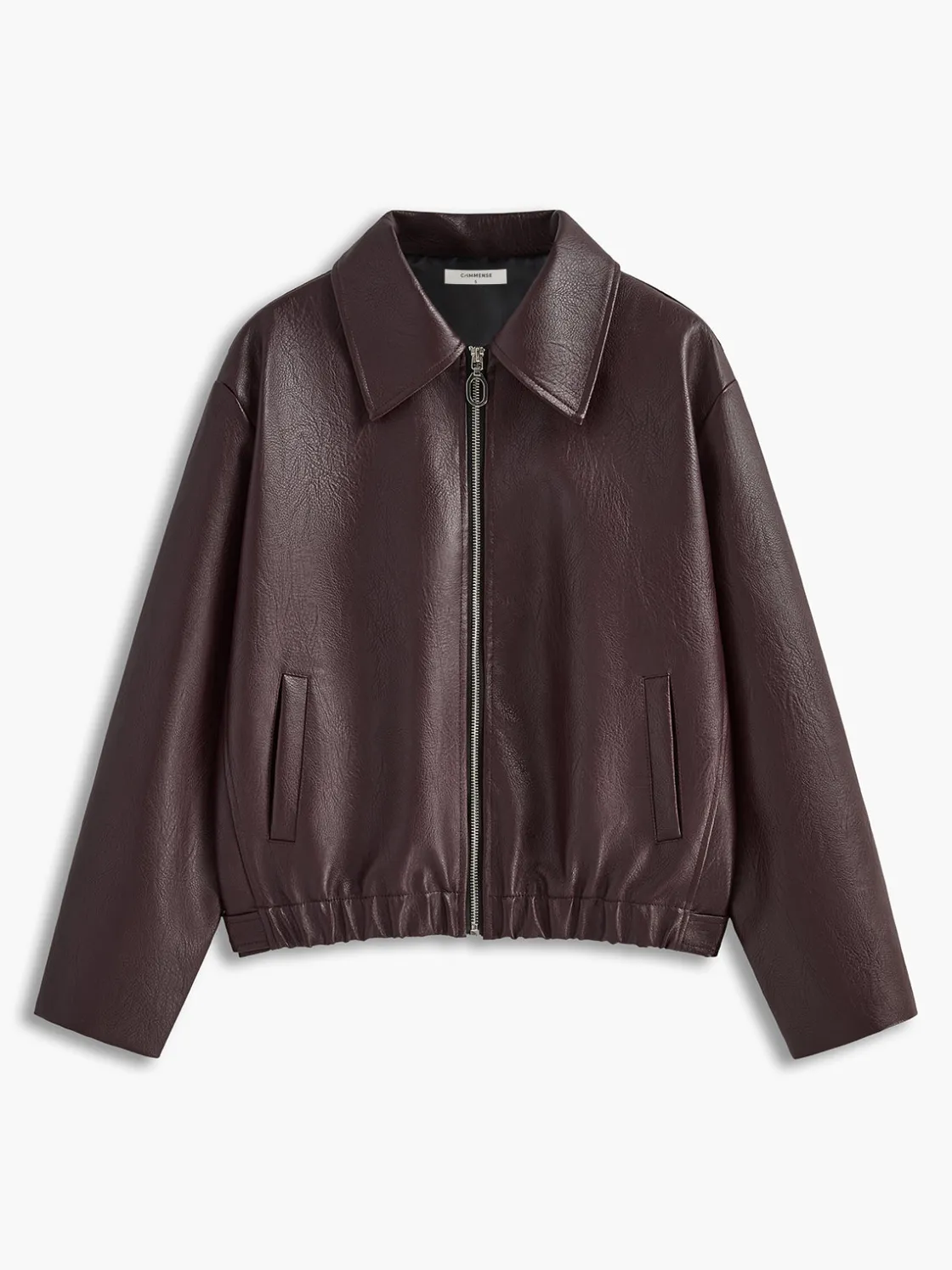 COMMENSE Vintage Zipper Faux Leather Jacket* Outerwear|Jackets