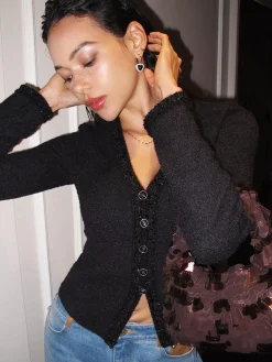 COMMENSE V-Neck Button Petite Blouse* Blouses & Shirts