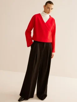 COMMENSE V-Neck Criss Cross Jacket* Outerwear|Jackets
