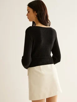 COMMENSE V-Neck Metal Detail Sweater* Sweater Tops|Sweaters & Cardigans