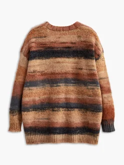 COMMENSE V-Neck Ombre Oversized Cardigan* Cardigans|Sweaters & Cardigans