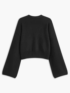 COMMENSE V-Neck Rhinestone-Bow Cardigan* Cardigans|Sweaters & Cardigans