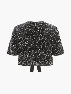 COMMENSE V-Neck Sequins Bow Blouse* Blouses & Shirts|Tops