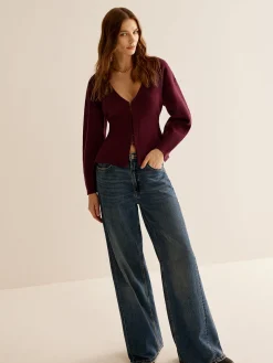 COMMENSE V-Neck Versatile Slim Fitted Cardigan* Cardigans|Sweaters & Cardigans
