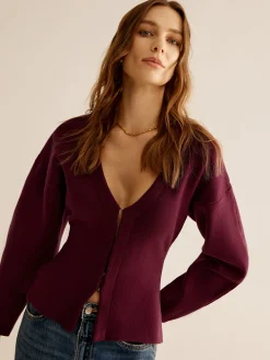 COMMENSE V-Neck Versatile Slim Fitted Cardigan* Cardigans|Sweaters & Cardigans
