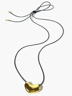 COMMENSE V-Shape Heart Rope Necklace* Necklaces|Accessories
