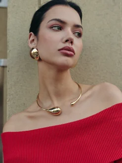 COMMENSE Water Drop Choker* Necklaces|Accessories