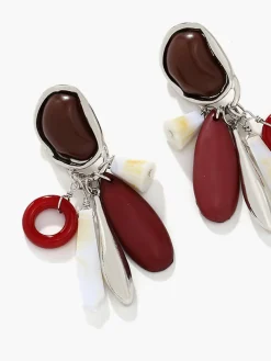 COMMENSE Water Drop Stone Tassel Earrings* Earrings|Accessories