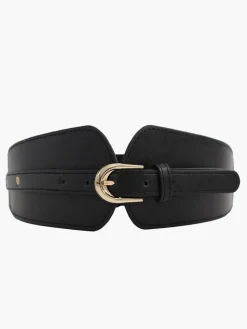 COMMENSE Wide Gold Buckle Belt* Belts & Chain|Accessories