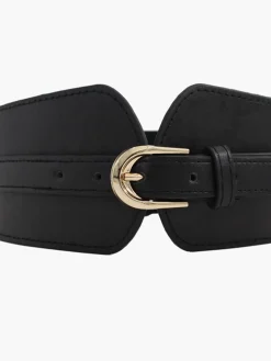 COMMENSE Wide Gold Buckle Belt* Belts & Chain|Accessories