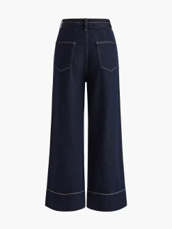 COMMENSE Wide Leg Denim Jeans* Wide Leg|Pants
