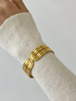 COMMENSE Wide Tunnel Open Bracelet* Rings & Bracelets|Accessories