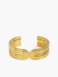 COMMENSE Wide Tunnel Open Bracelet* Rings & Bracelets|Accessories