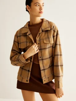 COMMENSE Wool-Blend Checked Jacket* Outerwear|Jackets
