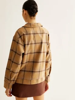 COMMENSE Wool-Blend Checked Jacket* Outerwear|Jackets